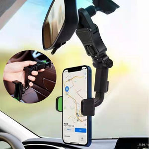 Support de téléphone de voiture multifonctionnel, rotatif à 360 degrés