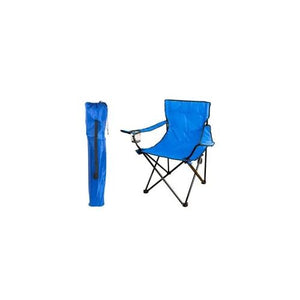 chaise camping et plage bleu