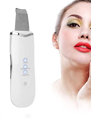 Rechargeable par ultrasons pour l'élimination des points noirs et l'exfoliation