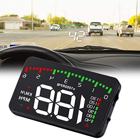 Car Digital Gps Speedometer Head Up Display Overspeed