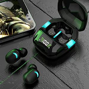 1 Pair Durable Compact Bluetooth-compatible Earbud Low Latency Sweat-proof Ergonomic Noise Reduction