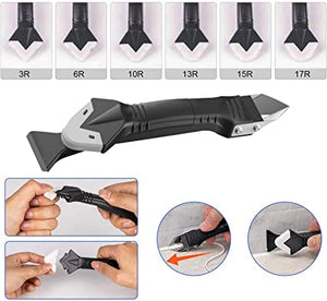 Outil de finition de capsulage Racloir d'angle de colle de verre