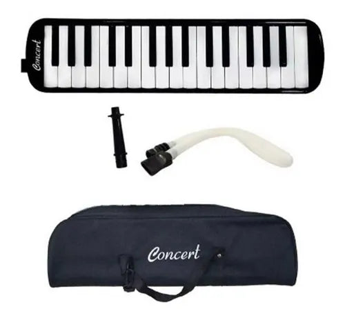 Mélodica 32 touches mélodica clavier flûte tube piano avec étui