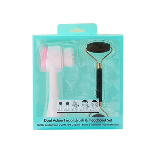 Brosse avec rouleau vibrant pour masser et nettoyer