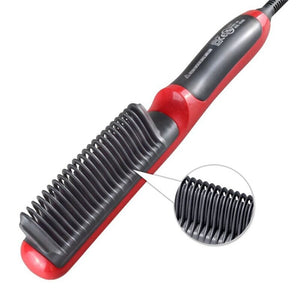 Brosse à cheveux électrique et lisseur à barbe