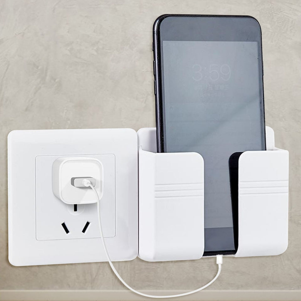 Lot de 3 boîtes de rangement murales pour chargeur de téléphone