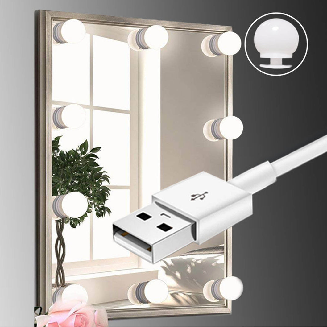 10 Lampes de miroir de maquillage LED