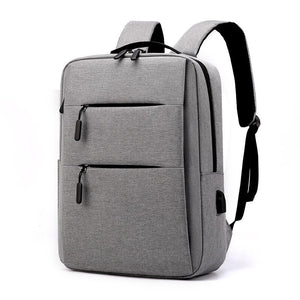 Sac A Dos A Port USB - Gris