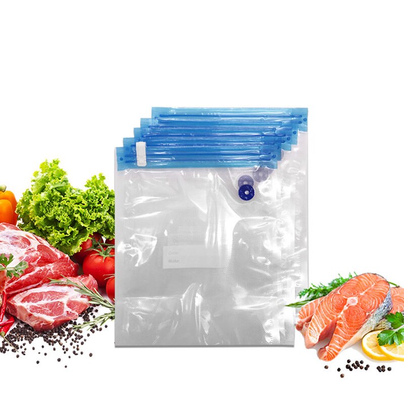 Toujours frais Appareil sous vide pour garder vos aliments toujours frais avec 6 sacs réutilisables