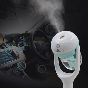 Humidificateur d'air et diffuseur d'arôme pour voiture (USB)