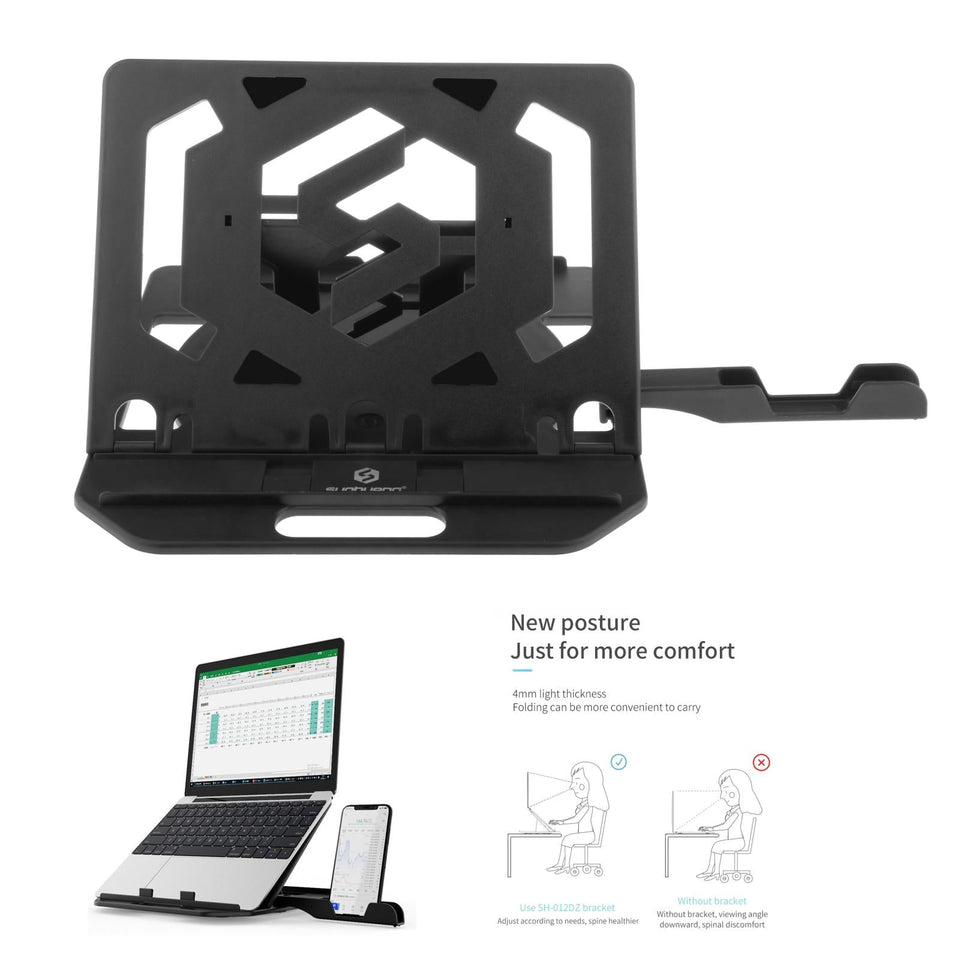 Support pour ordinateur portable et support de téléphone réglables et multi-angles