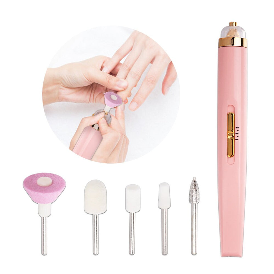 Ensemble d'outils de manucure et de pédicure / nail art 5 en 1