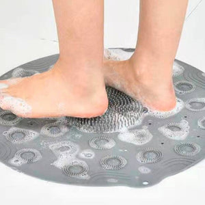 Oreiller de bain en silicone pour masseur de pieds