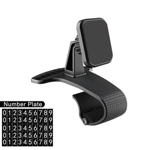 grid black -Support GPS de tableau de bord universel 360 degrés,pour iPhone 7 11 XR,Samsung,Xiaomi