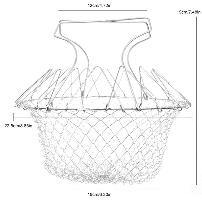 Panier pliable polyvalent