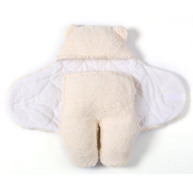 Couverture à Capuche pour Bébé en Coton Doux