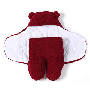 Couverture à Capuche pour Bébé en Coton Doux