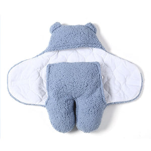 Couverture à Capuche pour Bébé en Coton Doux