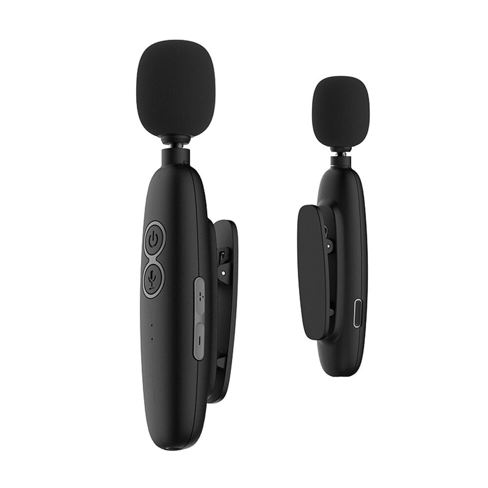 Microphone sans fil Récepteur HD Mini clip portable