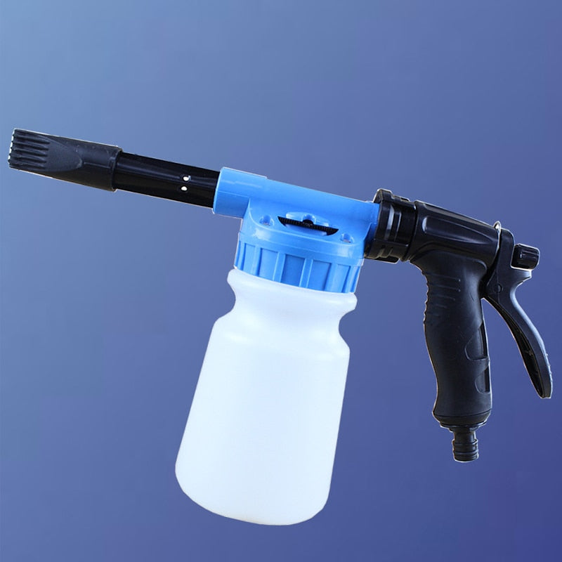 Pistolet à eau haute pression avec bol en mousse de nettoyage de voiture de 1 litre