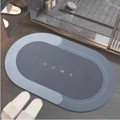 Tapis de bain antidérapant, super absorbant et design