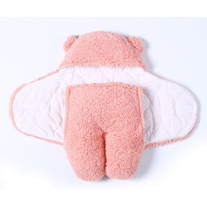 Couverture à Capuche pour Bébé en Coton Doux