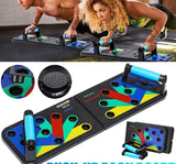 Muscle Exercise Support Adjustable 9 with 1 Push Up Board