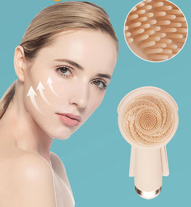 Brosse nettoyante pour le visage en silicone nettoyant pour le visage étanche pour soins de la peau rechargeable