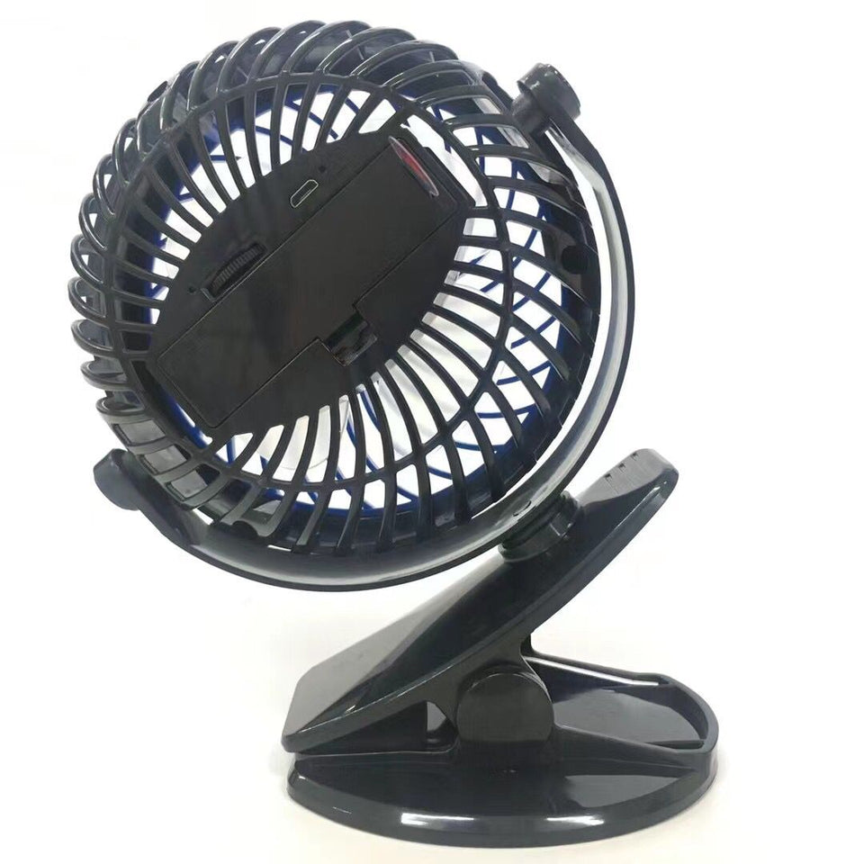 Ventilateur de voiture universel à double tête, contrôle à trois vitesses, USB