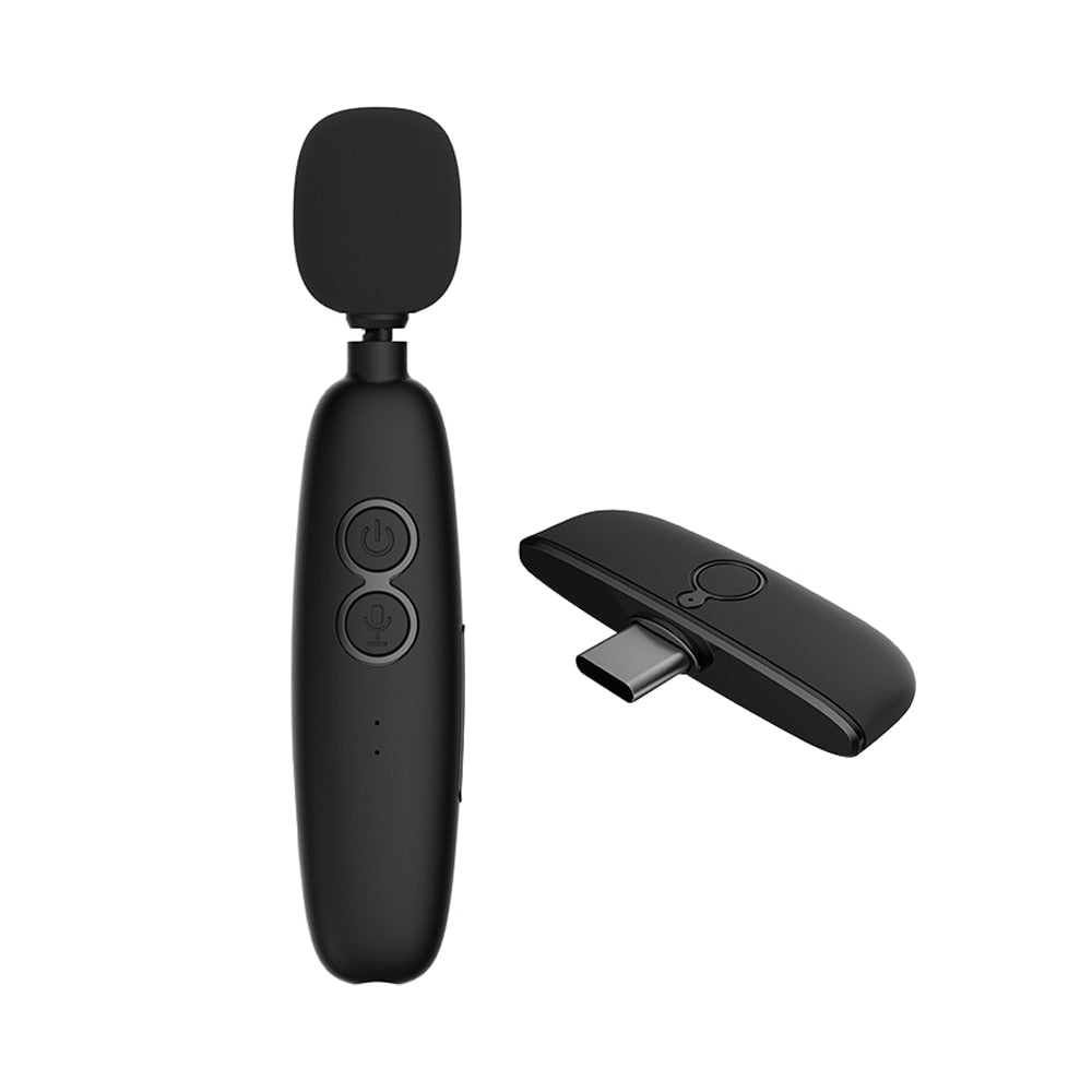 Microphone sans fil Récepteur HD Mini clip portable