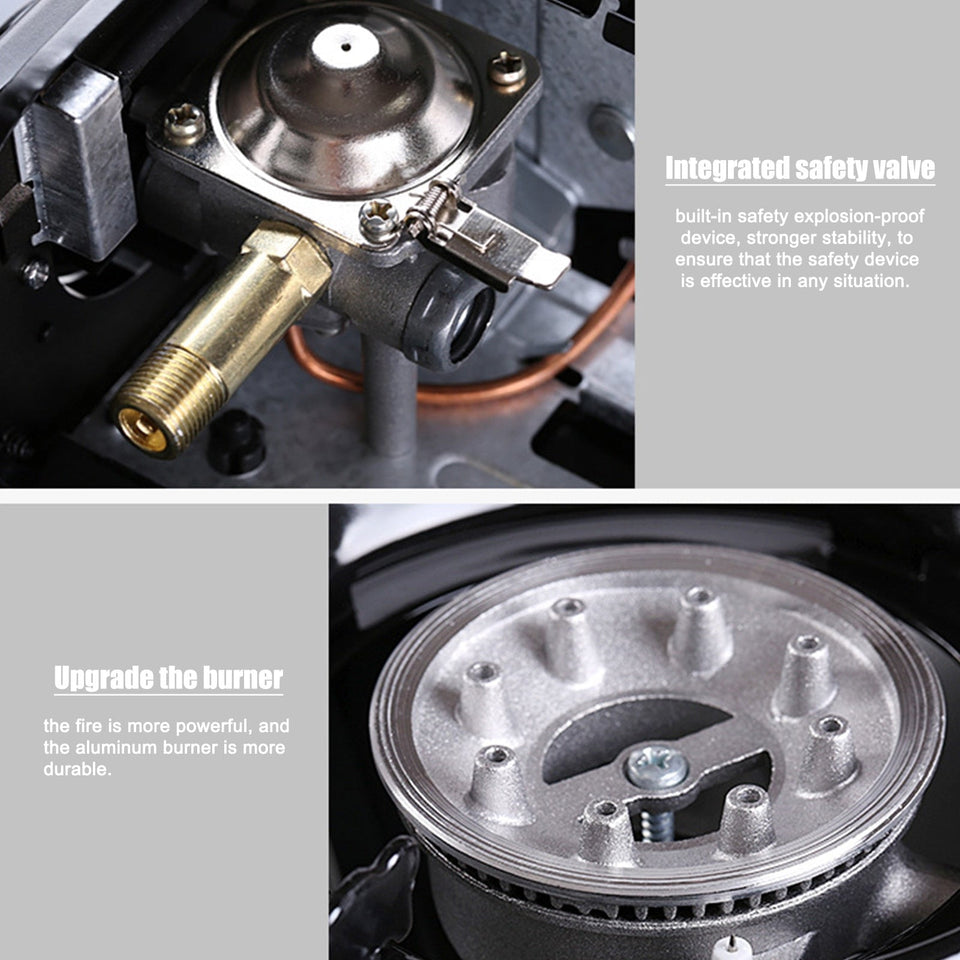 Réchaud à gaz butane de camping portable
