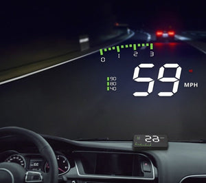 Car Digital Gps Speedometer Head Up Display Overspeed