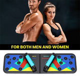 Muscle Exercise Support Adjustable 9 with 1 Push Up Board