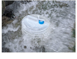 Sac de seau d'eau de randonnée de camping pliable