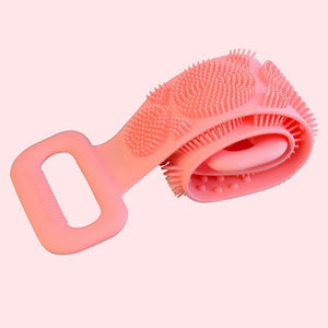 2 brosses de bain en silicone