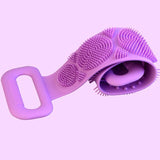 2 brosses de bain en silicone