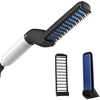 Brosse Lissante Fer à Lisser pour Barbe Coiffure Rapide Homme Coupe Cheveux