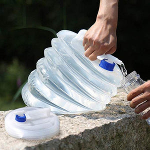 Sac de seau d'eau de randonnée de camping pliable