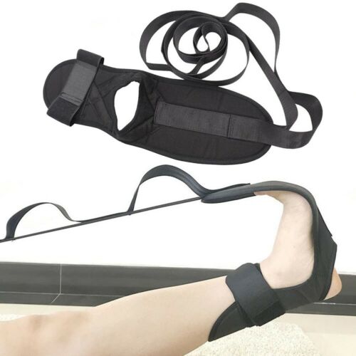 Sangle de Yoga 130cm Sangle de Pied Bande de Cheville Ceinture de Correction de Pied en Tissu