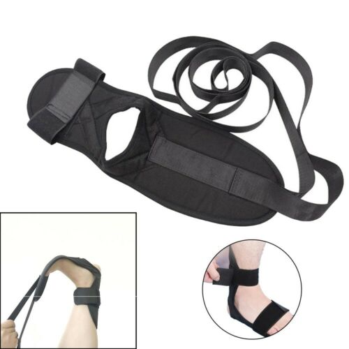 Sangle de Yoga 130cm Sangle de Pied Bande de Cheville Ceinture de Correction de Pied en Tissu