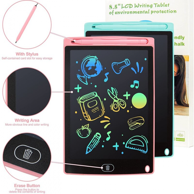 Tablette intelligente anti-casse enfant + stylet